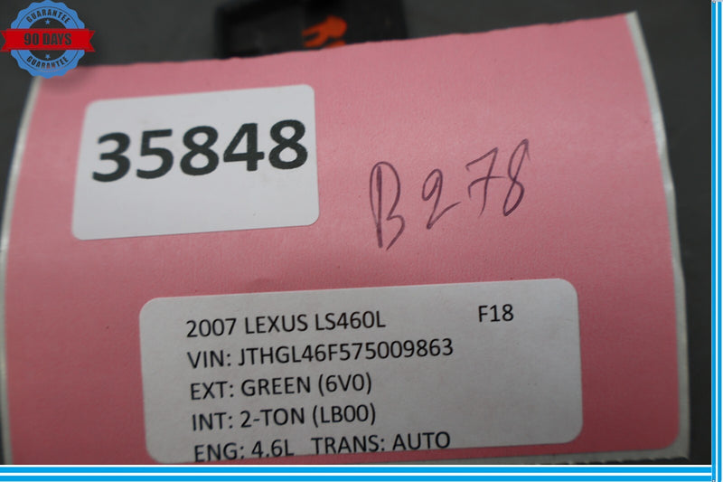Load image into Gallery viewer, 07-12 Lexus LS460 LS460L Rear Right Passenger Side Bumper Trunk Cap Cover Oem
