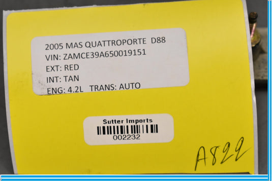 04-08 Maserati Quattroporte Rear Right Passenger Side Marker Light Lamp Oem