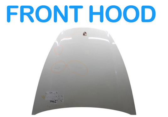 11-14 Porsche Cayenne 958 Hood Bonnet Cover Panel Assembly White Oem