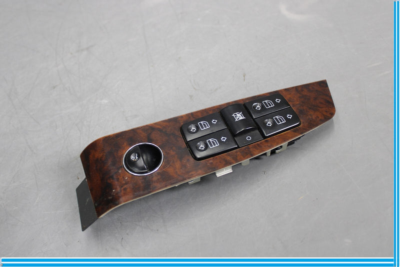 Load image into Gallery viewer, 03-06 Mercedes W220 S430 S55 AMG Left Driver Side Master Window Switch Trim Wood
