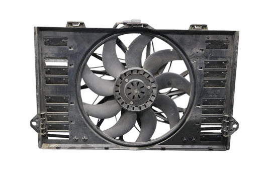 10-16 Porsche Panamera Engine Radiator Cooling Fan W/ Motor Assembly Black OEM