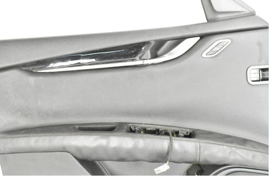 14-19 Maserati Ghibli S Front Left Side Interior Door Panel 105804212C OEM