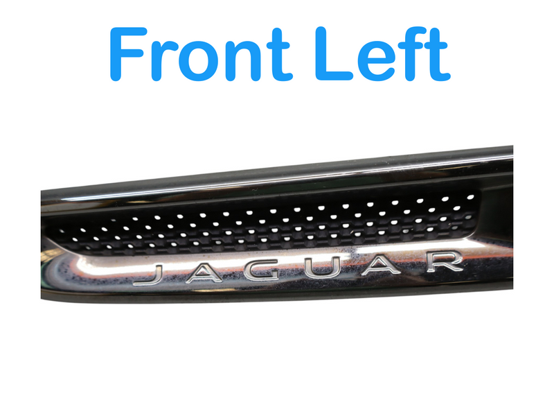 Load image into Gallery viewer, 17-20 Jaguar XE X260 Front Left Driver Fender Air Vent Grille Molding Trim Oem
