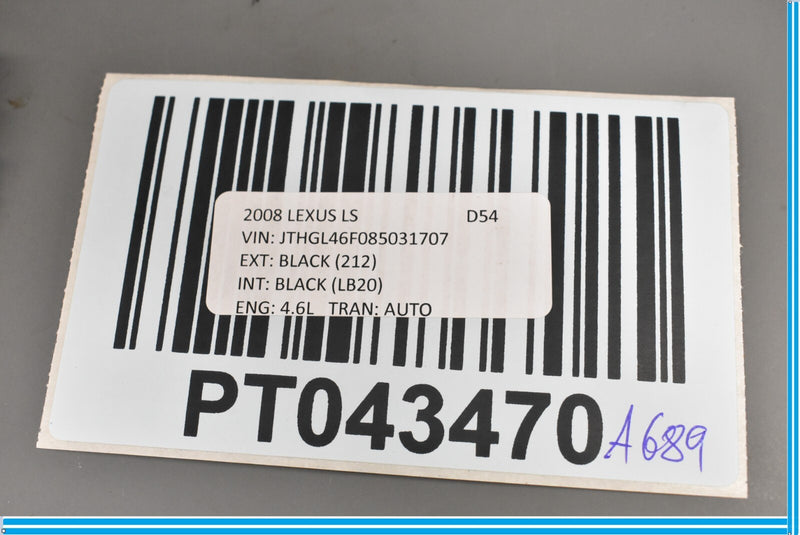 Load image into Gallery viewer, 07-09 Lexus LS460 LS600h Rear Left Trunk Lid Hinge Trim Cover 64572-50020 Oem
