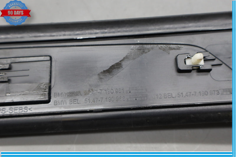 Load image into Gallery viewer, 09-15 BMW 750i 750Li Rear Left Driver Side Door Sill Scuff Plate Trim Oem
