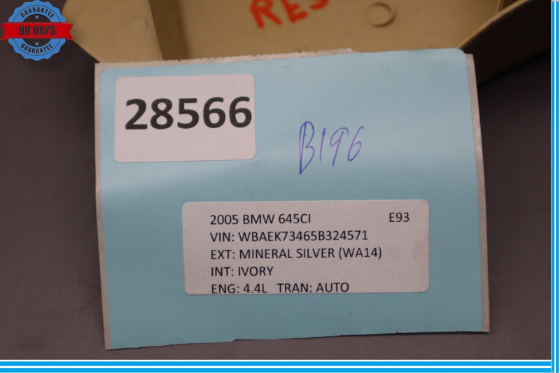 Load image into Gallery viewer, 04-10 BMW 645Ci 650i Front Right Passenger Side Seat Trim Outer Cover Oem
