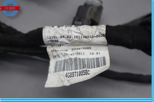12-15 Audi A7 Quattro Rear Bumper Wire Wiring Harness 4G8971085BC Oem