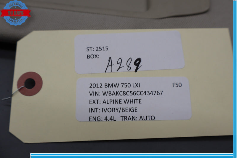 Load image into Gallery viewer, 09-15 BMW 750Li 750Li xDrive Front Left Driver Side Sun Visor Sunvisor Oem
