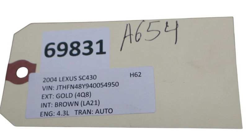 Load image into Gallery viewer, 02-05 Lexus SC430 Instrument Cluster Gauge Analogue Speedometer 8380024130 Oem
