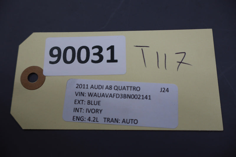Load image into Gallery viewer, 11-18 Audi A8L Quattro Front Left Driver Side Cowl Rain Tray Cover Panel Oem
