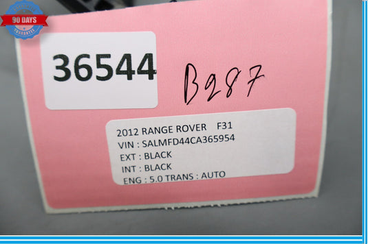 10-12 Land Rover Range Rover Left Driver Side Bumper Fog Light Trim Cover Oem