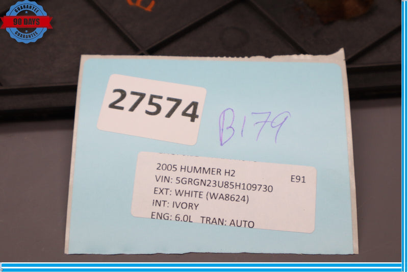Load image into Gallery viewer, 03-07 HUMMER H2 Left Center Console Under Dash Lower Trim Cover Panel Oem
