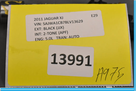 10-19 Jaguar XJ XJL Range Rover Fuel Injector Only 1 Oem
