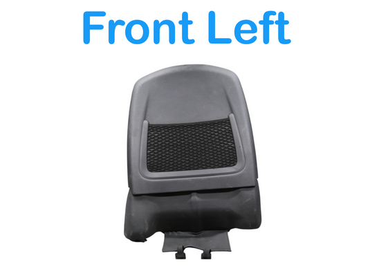 14-22 Maserati Ghibli M157 Front Left Side Seat Back Rest Trim Cover Black Oem