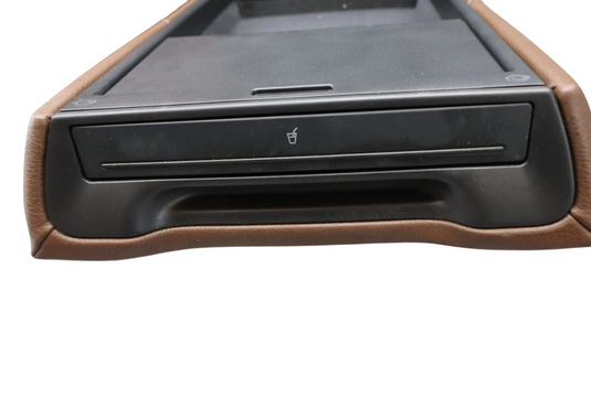 13-18 Audi A6 Rear Right Passenger Seat Top Upper Cushion  W/Armrest Brown Oem