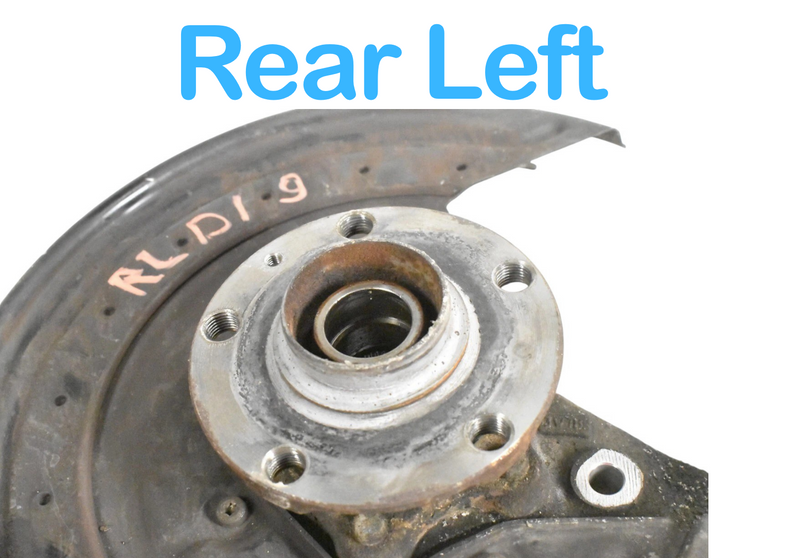 Load image into Gallery viewer, 03-13 Bentley Continental Rear Left Driver Spindle Knuckle Hub 3D0505435M Oem
