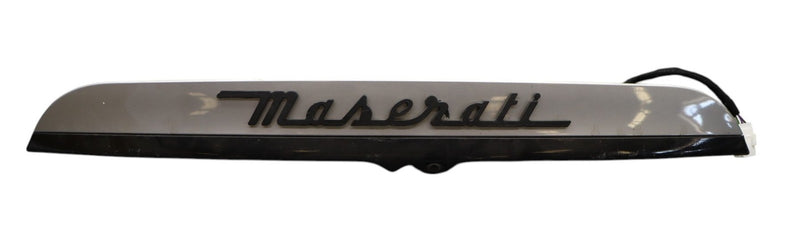 Load image into Gallery viewer, 14-17 Maserati Ghibli Rear Trunk Lid Molding Trim Panel W/ Parking Camera Oem
