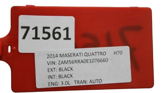 14-22 Maserati Quattroporte M156 Ghibli Front Left Door Shell 673007994 Oem