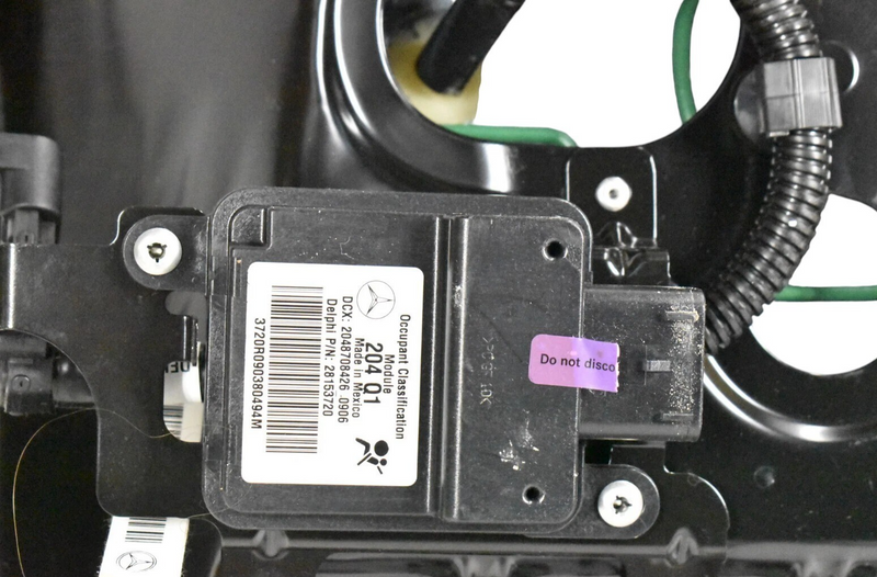 Load image into Gallery viewer, 08-14 Mercedes C250 C300 Front Right Side Lower Bottom Seat Cushion Black Oem
