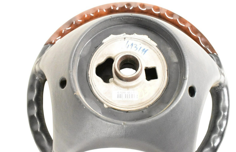 Load image into Gallery viewer, 00-06 Mercedes CL500 CL600 W215 Driver Steering Wheel Woodgrain Trim Oem
