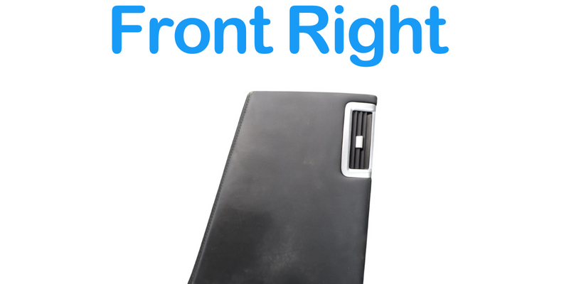 Load image into Gallery viewer, 06-12 Bentley Continental Front Right Side B Pillar Trim Cover Black Oem
