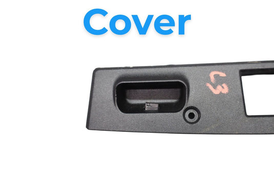 03-09 Mercedes W209 CLK320 CLK500 Rear Trunk Lid Lock Cover Trim A2097500037 Oem