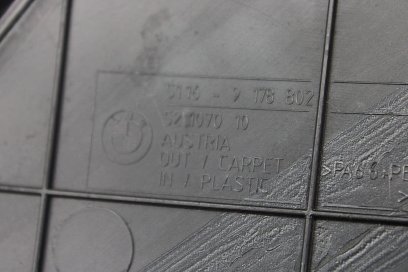 Load image into Gallery viewer, 10-17 BMW 535XI GT 550i GT Console Right Side Carpet Trim Cover Panel Oem
