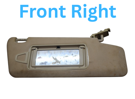 10-16  Mercedes W212 E350 Front Right Passenger Side Sunvisor Sun Visor Oem