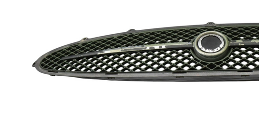 07-09 Jaguar XK XKR Front Lower Bumper Grille Grill Mesh w/ Logo Black Oem