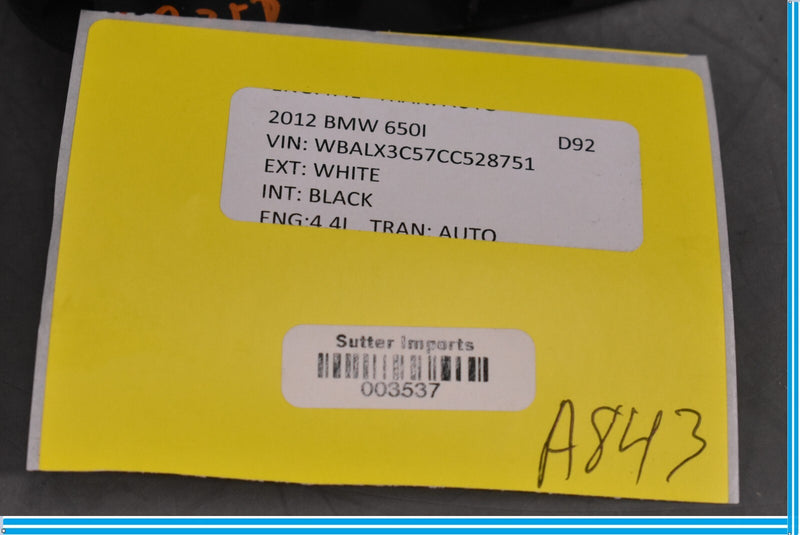 Load image into Gallery viewer, 12-18 BMW 650i F12 Front Right Passenger Lower Seat Chair Cover Trim Panel Oem
