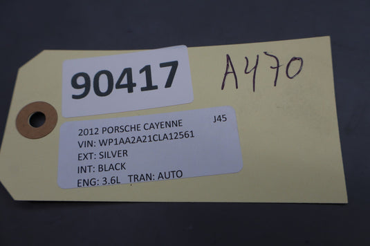 11-18 Porsche Cayenne Speedometer Instrument Cluster Upper Trim Cover Oem