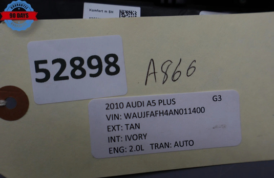 08-14 Audi A5 Quattro A4 HVAC Heater A/C Climate Control Switch 8T1820043AQ Oem