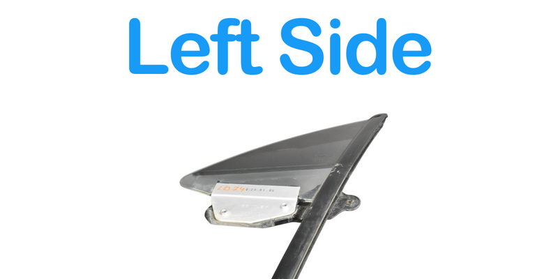 Load image into Gallery viewer, 03-10 Bentley Continental GT Left Driver Side Vent Glass Window Panel Black Oem
