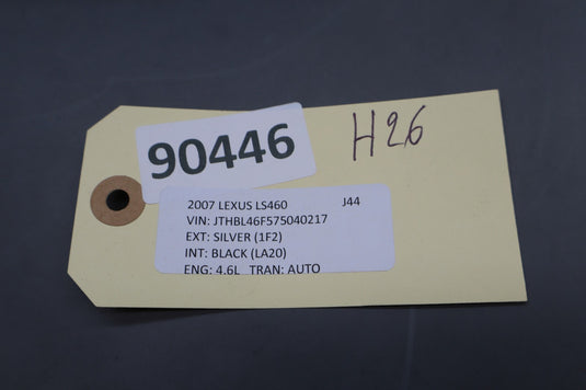 07-09 Lexus LS460 Front Left Driver Side Seat Head Rest Headrest Oem