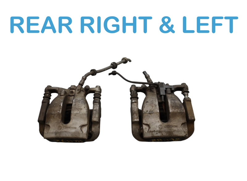 Load image into Gallery viewer, 13-16 Mercedes GL550 GL450 Rear Right &amp; Left Side Brake Caliper Set Oem
