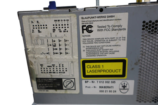 03-08 Maserati Quattroporte M139 Command Head Unit Navigation Radio Oem