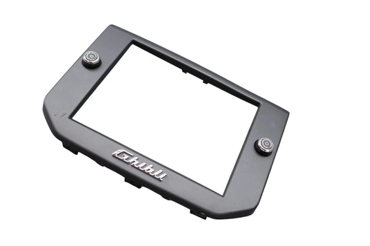 14-17 Maserati Ghibli Front Center Dash Navigation Display Frame Cover Trim Oem