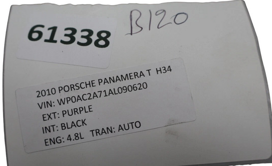 10-16 Porsche Panamera 970 Turbo Subwoofer Amplifier Burmester Audio Sound Oem