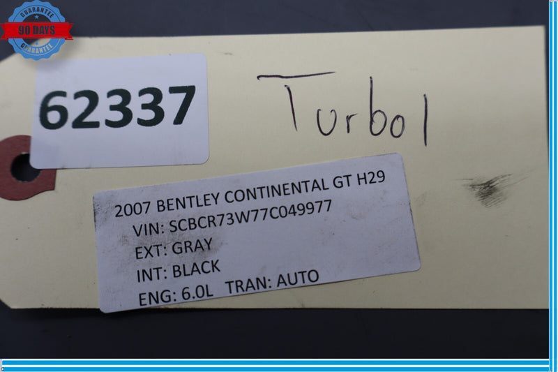 Load image into Gallery viewer, 03-08 Bentley Continental GTC GT 6.0L W12 Turbocharger Turbo Right Side Oem
