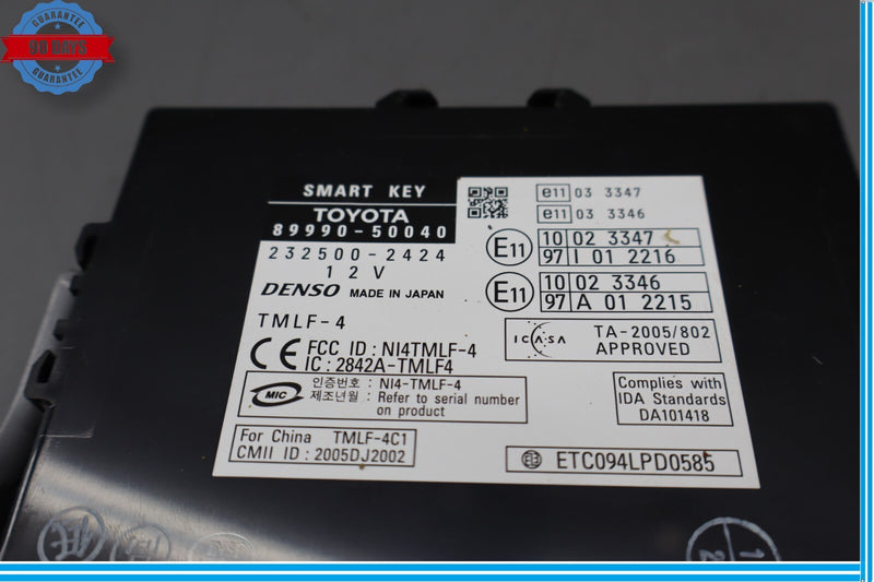 Load image into Gallery viewer, 07-09 Lexus LS460 LS460L Smart Keyless Control Module Unit 89990-50040 Oem

