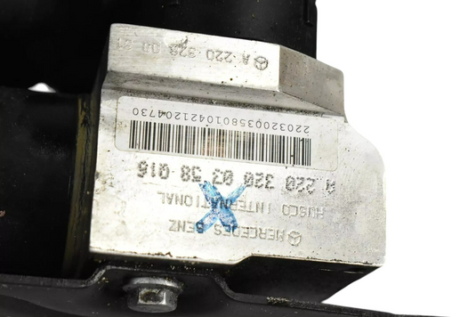 00-06 Mercedes S500 W220 Front ABC Hydraulic Valve Suspension Block Pump Oem