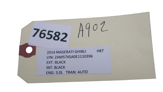 14-17 Maserati Ghibli Front Center Console Gear Shifter Bezel Trim Black Oem