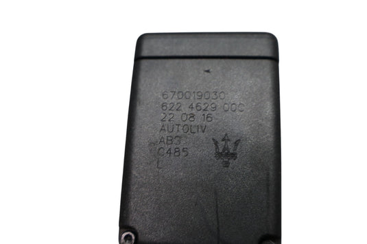 14-19 Maserati Ghibli Rear Left Driver Side Seatbelt Buckle 670019030 Oem