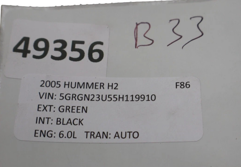 Load image into Gallery viewer, 05-07 Hummer H2 ECM ECU Engine Computer Control Module Unit 12589463 Oem
