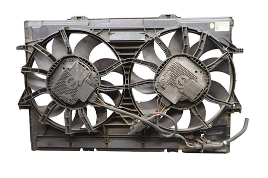 12-18 Audi  A6 A7 Quattro Engine Cooling Radiator Fan Motor Shroud Assembly Oem