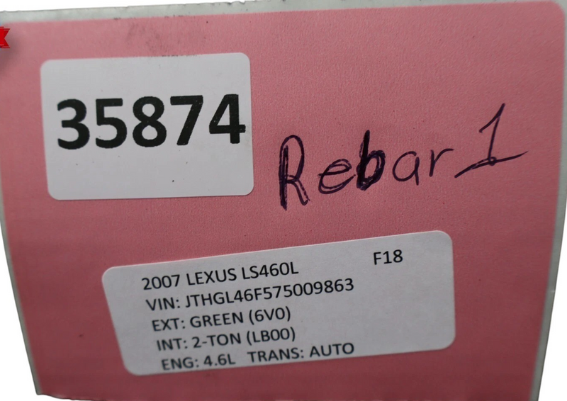 Load image into Gallery viewer, 07-12 Lexus LS460 Front Left Side Bumper Reinforcement  Bracket 5110750021 Oem
