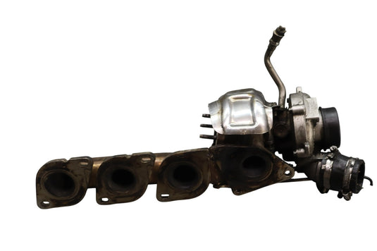 11-20 Mercedes GL550 M278 Left Side Turbocharger Turbo Charger Manifold Oem