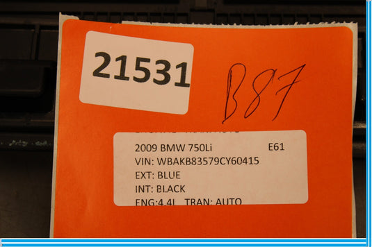 09-15 BMW 750Li F01 F02 Dash Dashboard Instrument Panel Cover Trim Oem