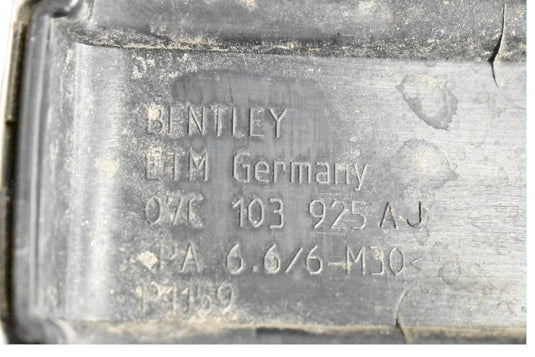 03-13 Bentley Continental GT GTC Flying Spur Top Center Engine Cover Plate OEM