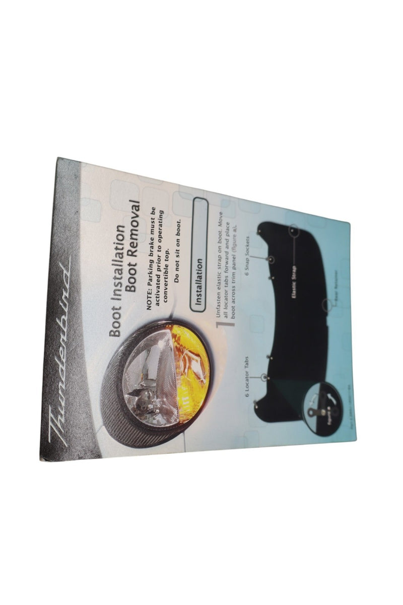 Load image into Gallery viewer, 2002 Ford Thunderbird Car Operator Owner Manual Guide Book W/ Case Cover Oem
